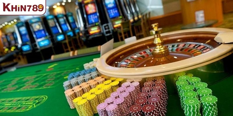 Giao diện hiện đại của sảnh casino KHIN789